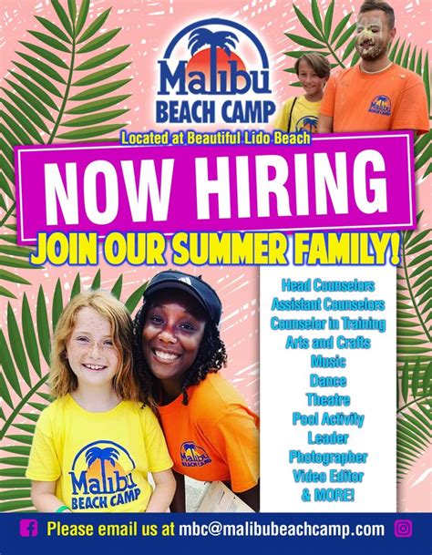 Apply to Camp Counselor, Naturalist, Learning and Development Coordinator and more!. . Jobs in malibu
